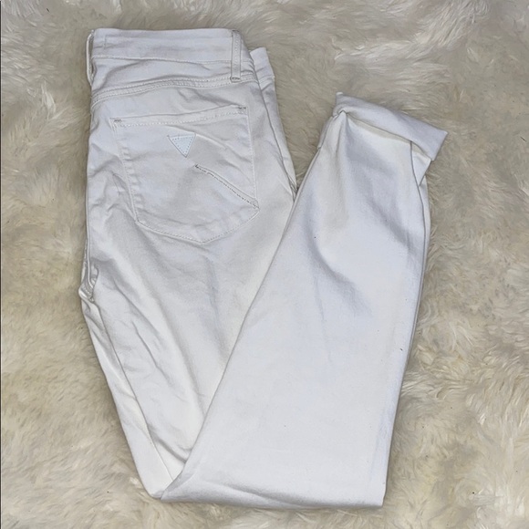 GUESS women’s shape up seamless white jeans size 4 - Picture 6 of 12